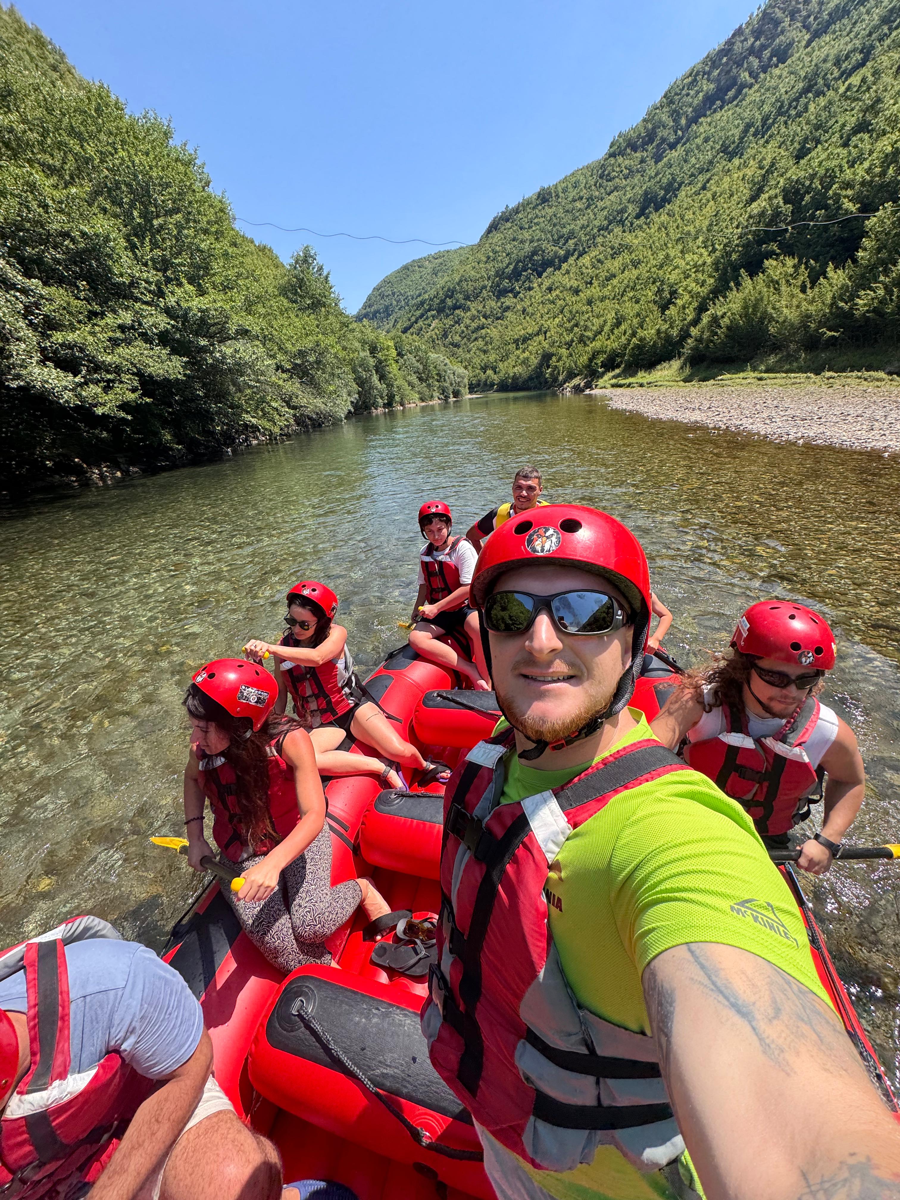 Beach and Rafting on the Black Drin River - Thumbnail 3